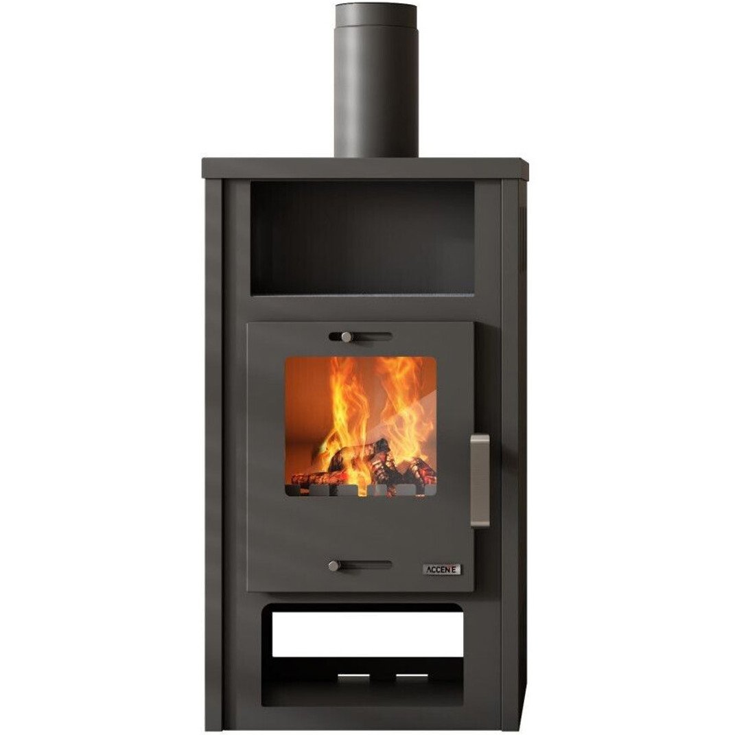 accente-europa-kaminofen-7-kw-stahl-grau-1.jpeg Accente Europa Kaminofen - 7 kW - Stahl Grau – Bild 1
