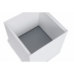 Odeon White Pellet Storage Unit on Wheels – Bild 2